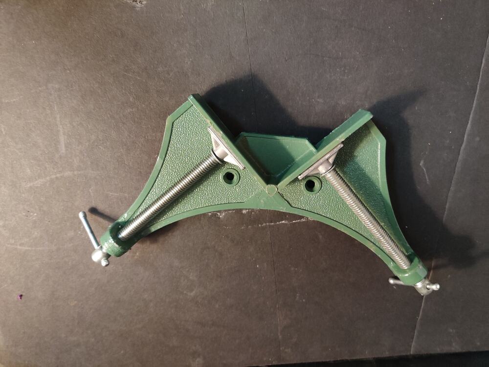 Vintage Heavy Duty Cast Iron 90 Degree Corner Clamp Set Of 4 Woodworking Tool